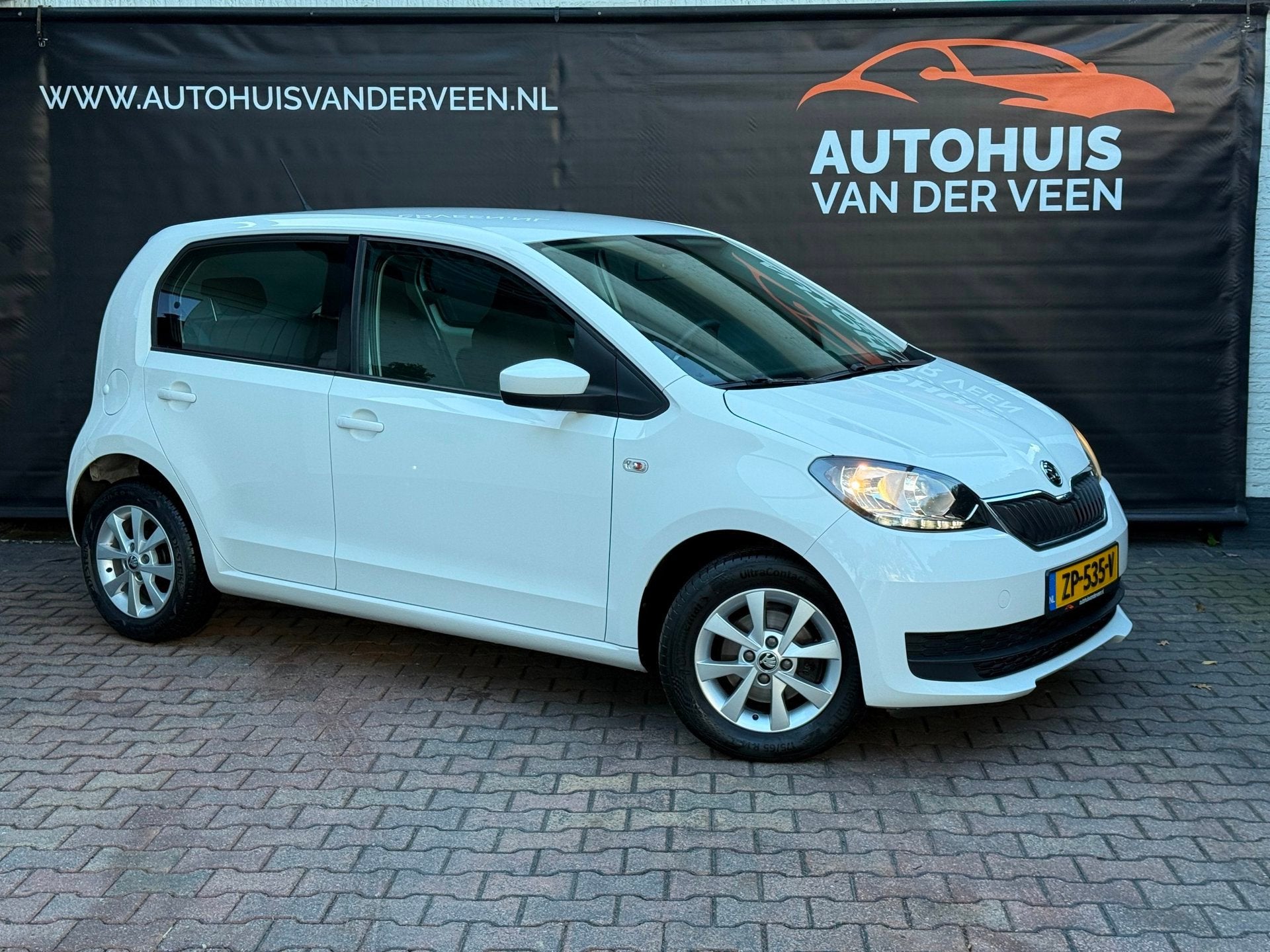 Skoda Citigo 1.0 Greentech Style, 72.460 km, Airco/Etc!, Auto's, Voorwielaandrijving, Stof, Gebruikt, Euro 6