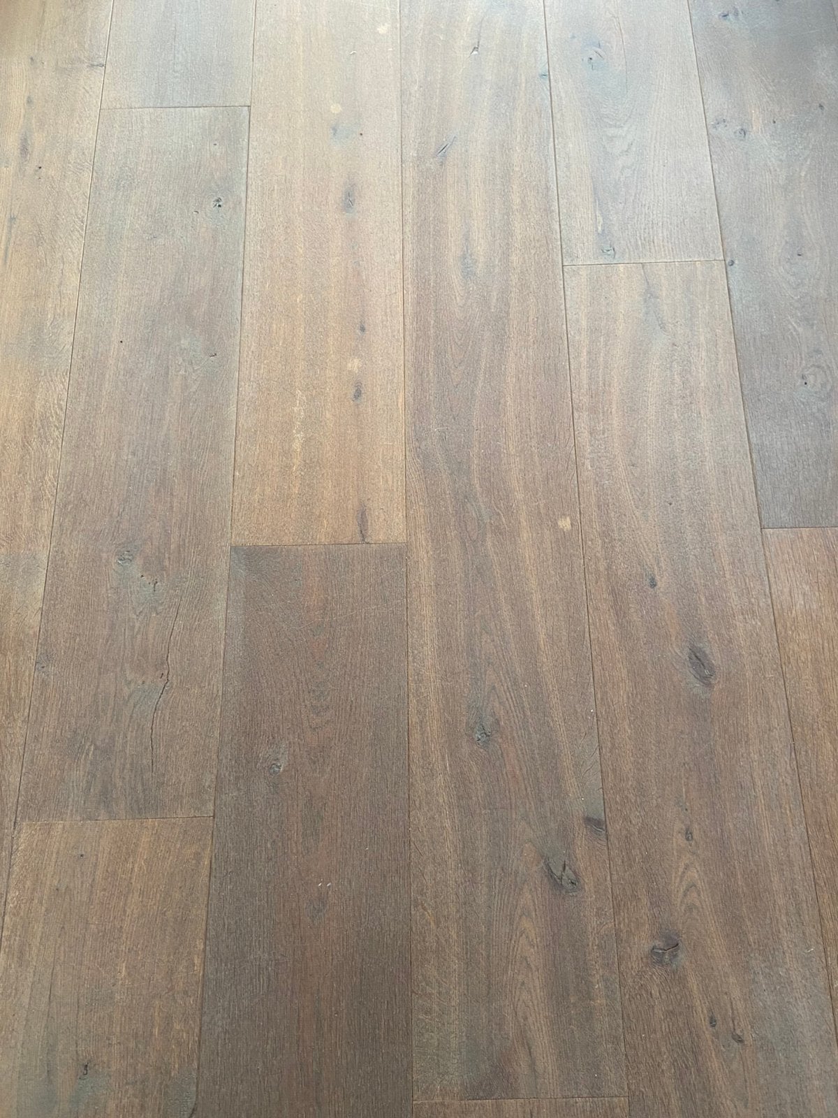 Eikenhoutenvloer, 4mm toplaag, 22cm breed, ongeveer 50m2, Gebruikt, 50 tot 150 cm, 10 m² of meer, 10 tot 30 cm