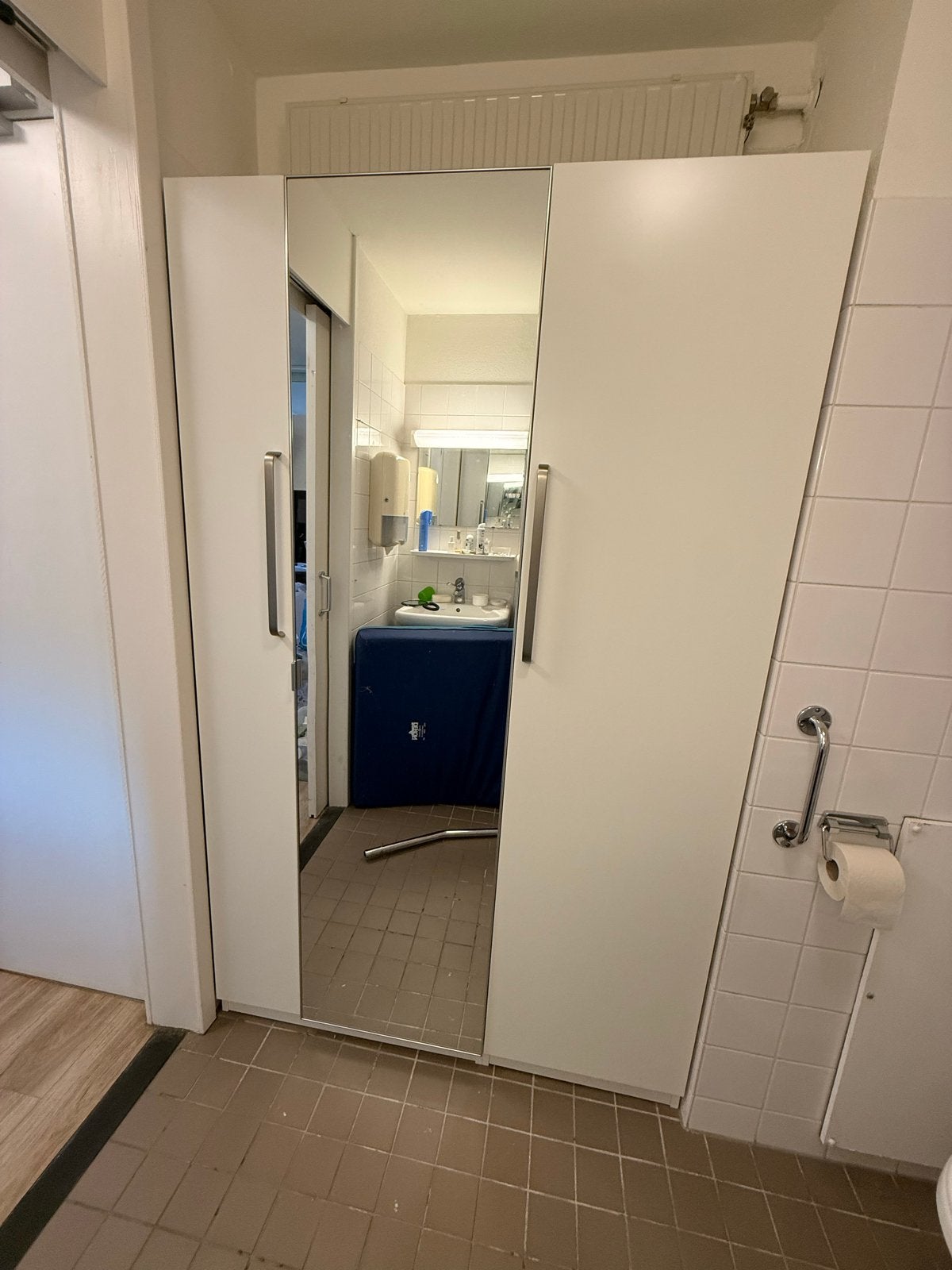 IKEA pax kast met forsand deuren, spiegeldeur en planken, Ophalen, Overige materialen, Gebruikt, 200 cm of meer