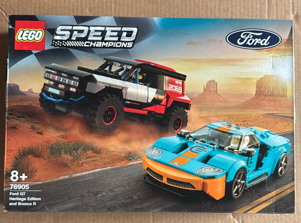 Lego 76905 Speed Champions Ford GT Heritage Edition Bronco R, Lego, Nieuw, Inclusief doos, Complete set