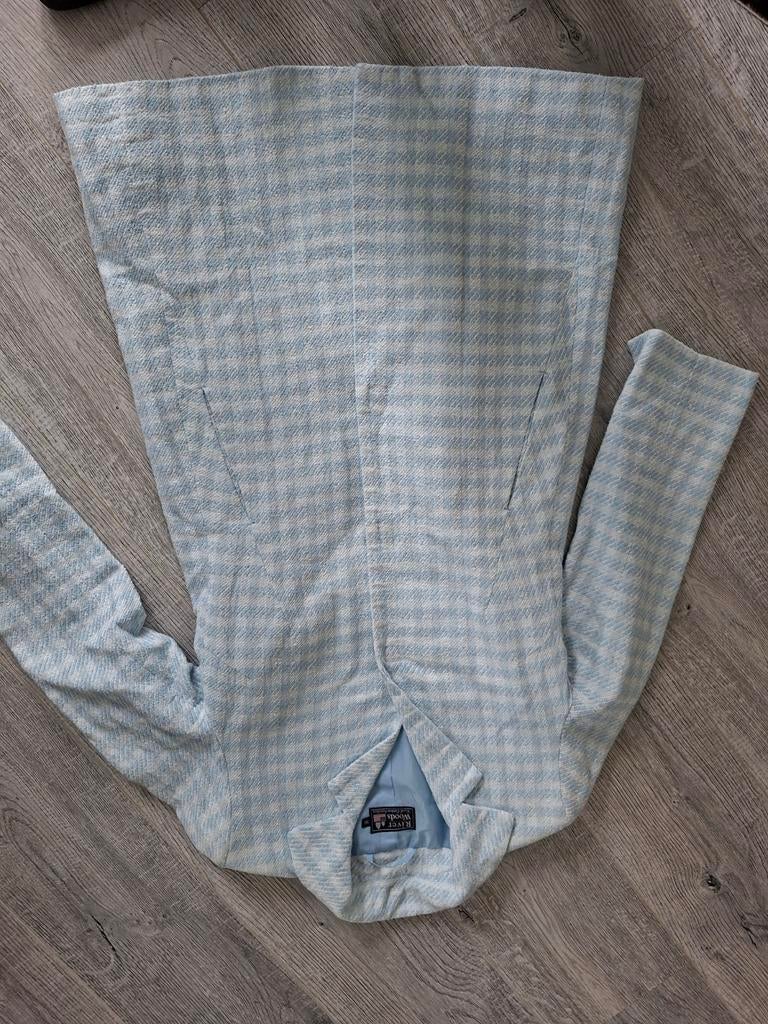 RIVER WOODS LANGE BLAZER NET BOVEN DE KNIE MAAT 36, Ophalen of Verzenden, Zo goed als nieuw, Maat 36 (S), Blauw