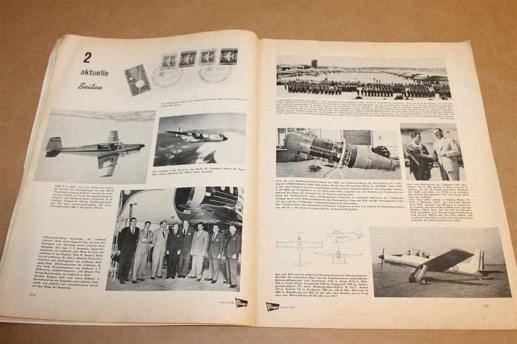 Der Flieger — Militaire en Civiele Luchtvaart 1958, Vintage, Gebruikt, Schaalmodel, -, -