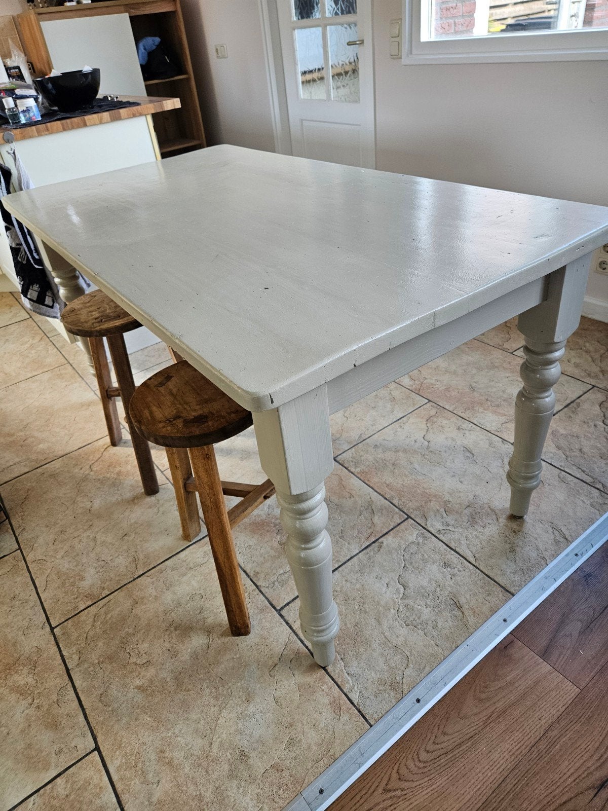 Eettafel, Ophalen, Gebruikt, 50 tot 100 cm, 150 tot 200 cm