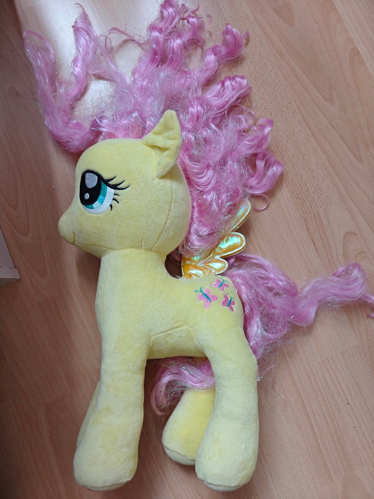 My Little Pony Fluttershy Knuffel - Zo goed als nieuw, Overige merken, Overige typen, Ophalen of Verzenden, Zo goed als nieuw