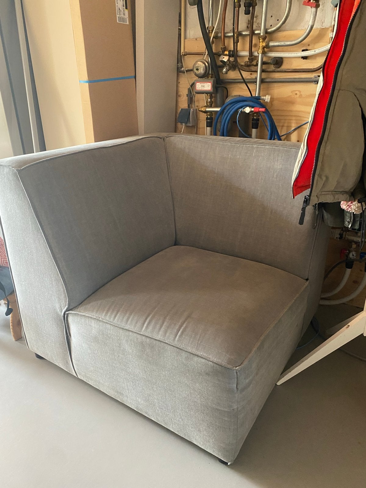 Longchair aan elkaar te koppelen, Huis en Inrichting, Banken | Bankstellen, Ophalen, Gebruikt, Eenpersoons, 100 tot 125 cm