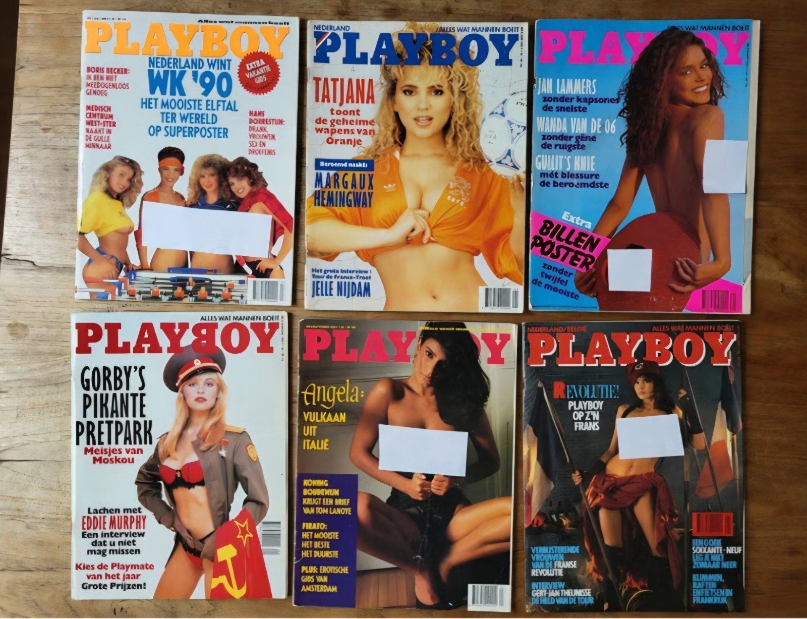 Playboy. 45 stuks. Diverse jaren. Ook per stuk, Ophalen, 1980 tot heden, Nederland, Tijdschrift