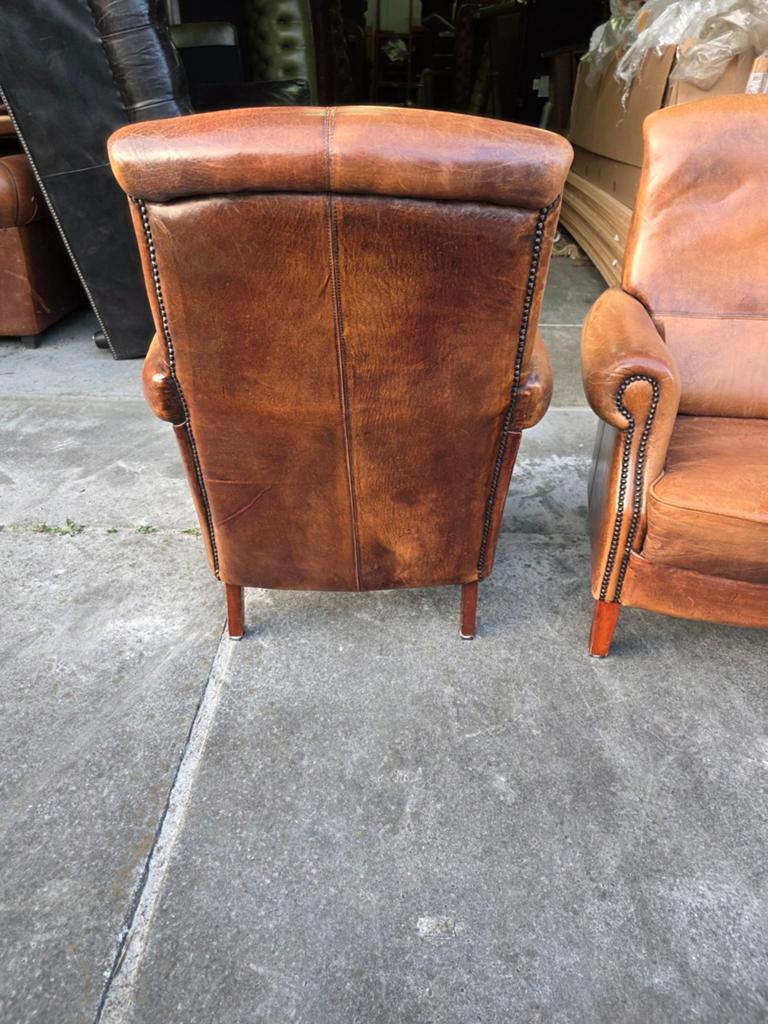 2 schapenleren DNG fauteuils + BEZORGING GRATIS, Ophalen of Verzenden