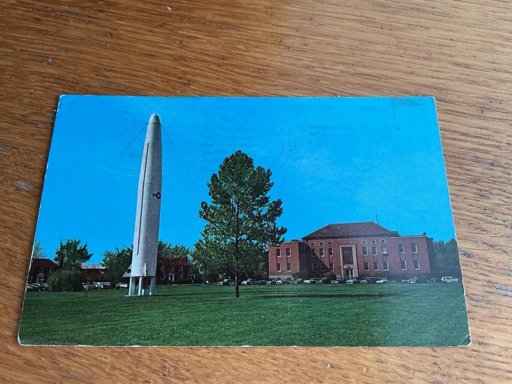 D41 US ILLINOIS CHANUTE AIR FORCE BASE Beschadigd Thor Raket, Ophalen of Verzenden, 1960 tot 1980, Buiten Europa