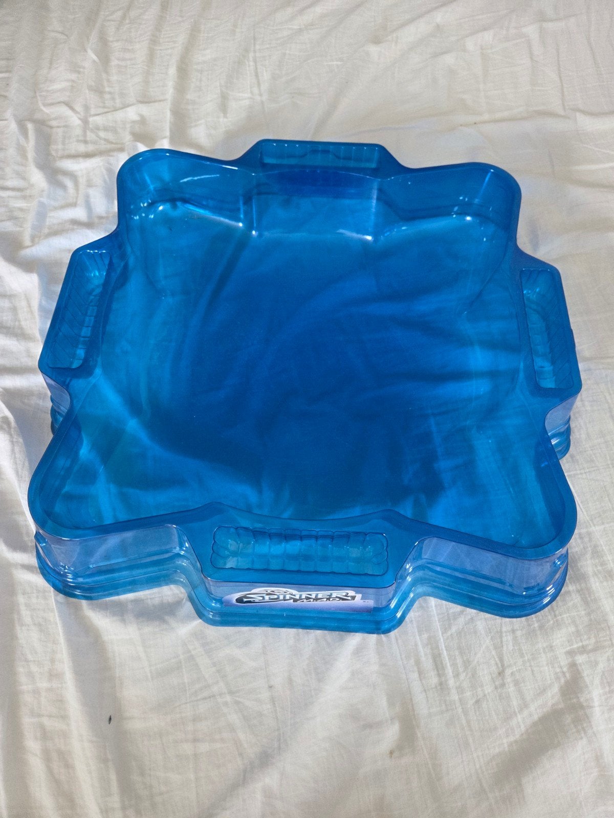 Spinner M.A.D. Arena - Blauw Speelveld - Beyblade, Ophalen, Gebruikt, Jongen of Meisje