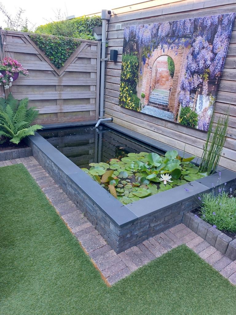 Komplete vijver incl. 3 kamer filter, Tuin en Terras, Vijvers, Ophalen, Gebruikt