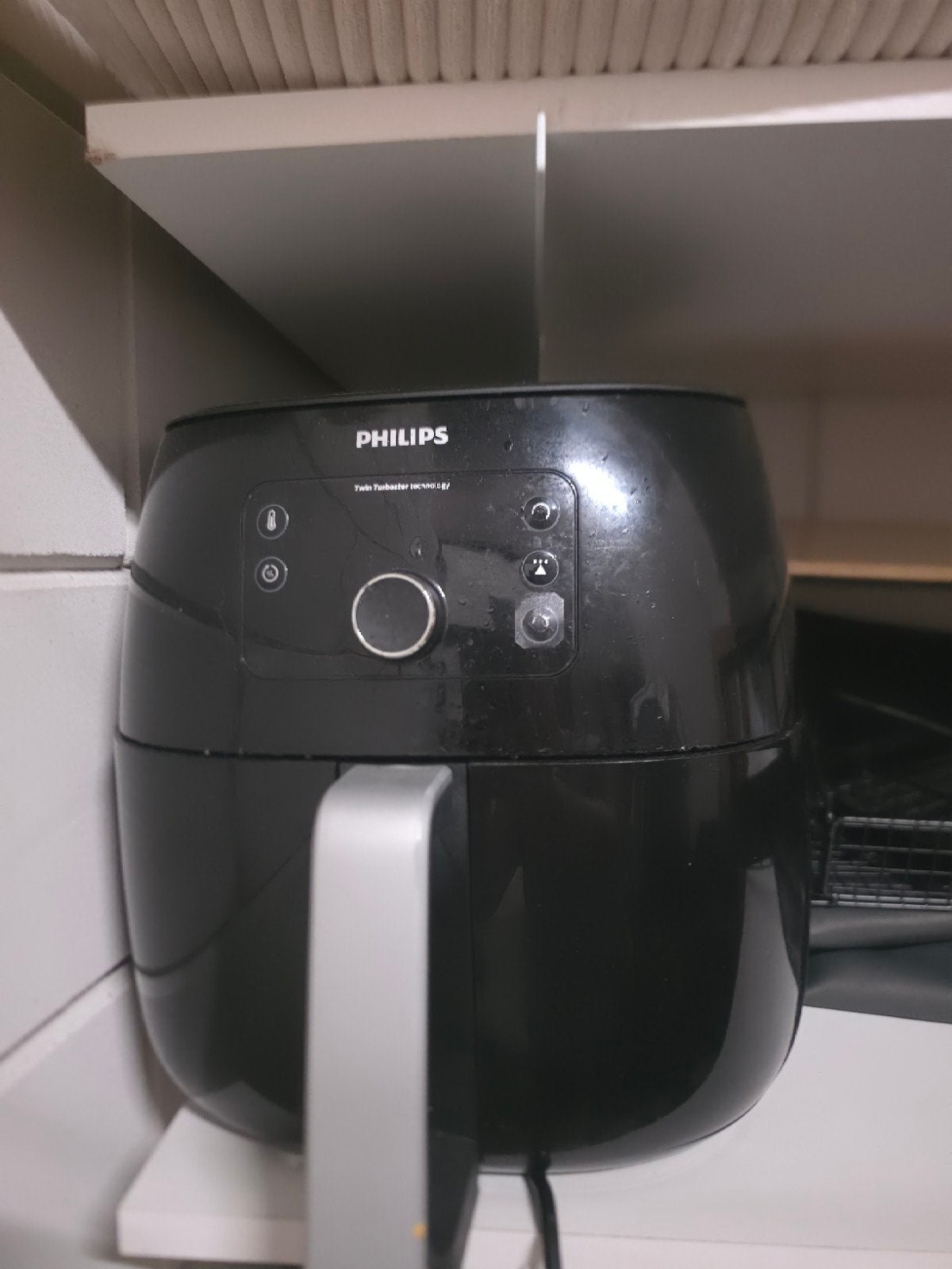 Philips Airfryer Twin TurboStar HD9650/90, Ophalen, Zo goed als nieuw, Airfryer XXL, 1500 gram of meer