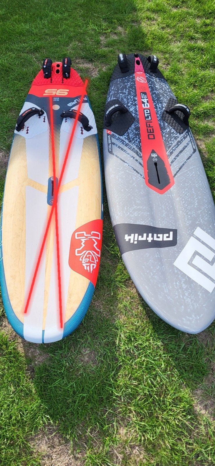Pd defi 103 l starboard 117 en 127 Exocet 106 liter zie adv, Watersport en Boten, Ophalen of Verzenden, Zo goed als nieuw, Zeil
