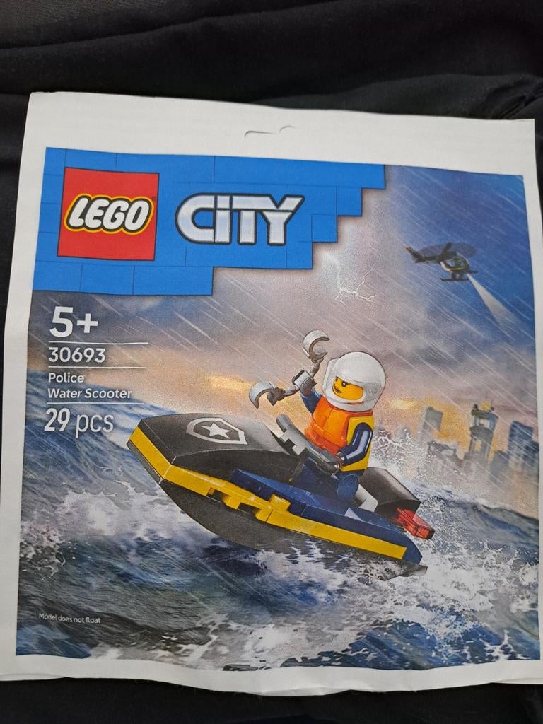 Lego City Police Water Scooter 30693 nieuw, Ophalen of Verzenden, Nieuw, Complete set