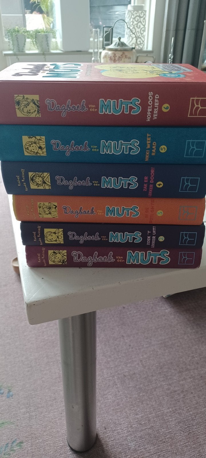 Dagboek van een Muts - deel 1tm deel 6, Ophalen of Verzenden, Zo goed als nieuw, Rachel Renée Russell, Fictie