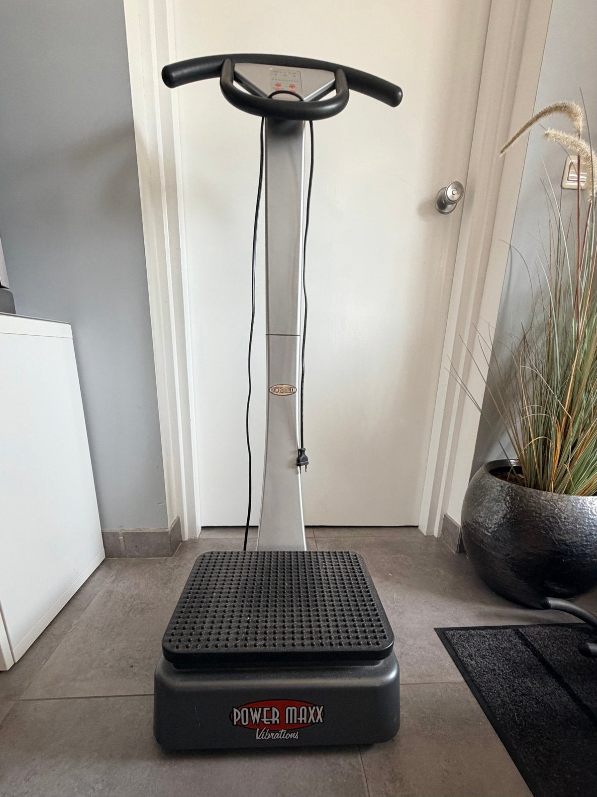 Power Maxx Vibrations Trilplaat, Sport en Fitness, Fitnessapparatuur, Ophalen, Gebruikt, Trilplaat, Metaal