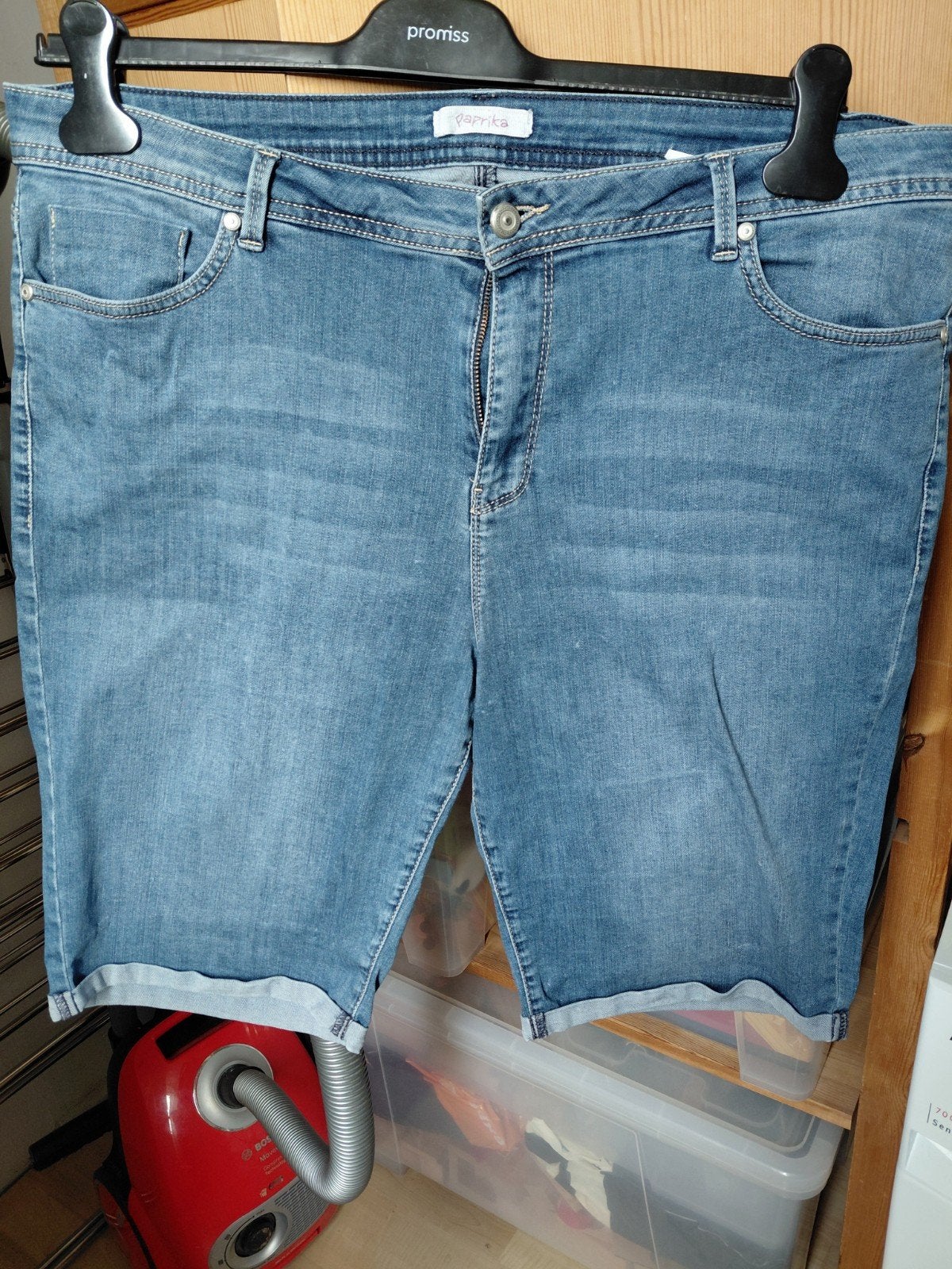 Paprika spijkerbroek shorts maat 48, Kleding | Dames, Maat 38/40 (M), Kort, Blauw, Ophalen of Verzenden