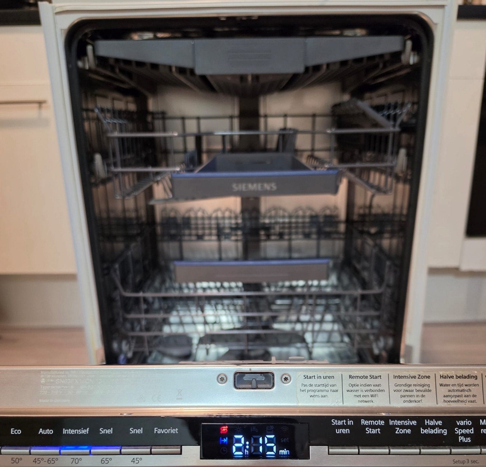 Aangeboden een zeer goede staat Siemens inbouw vaatwasser, Witgoed en Apparatuur, Vaatwasmachines, Ophalen, Zo goed als nieuw