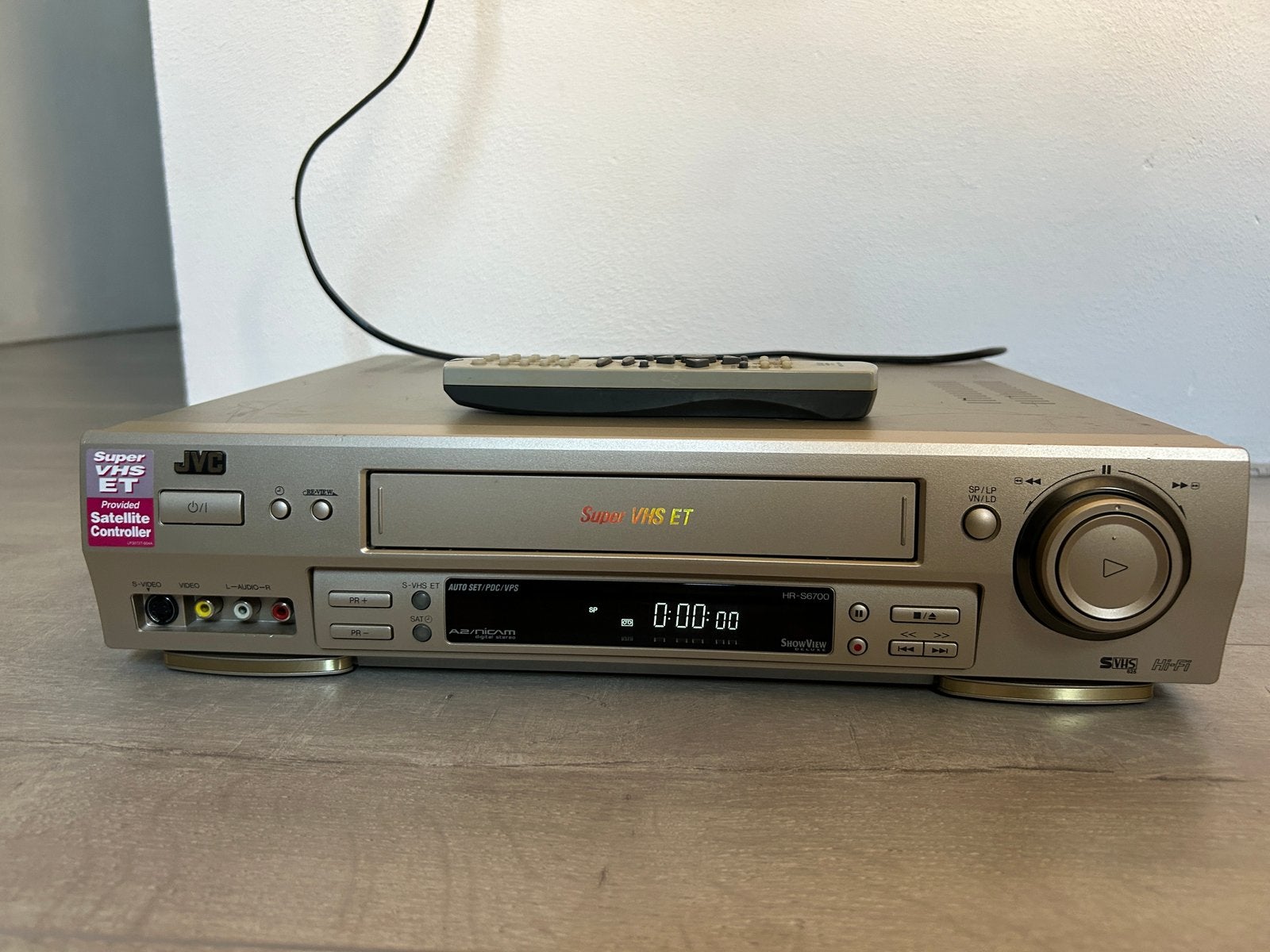 JVC super VHS videorecorder - z.g.a.n., Ophalen of Verzenden, Zo goed als nieuw