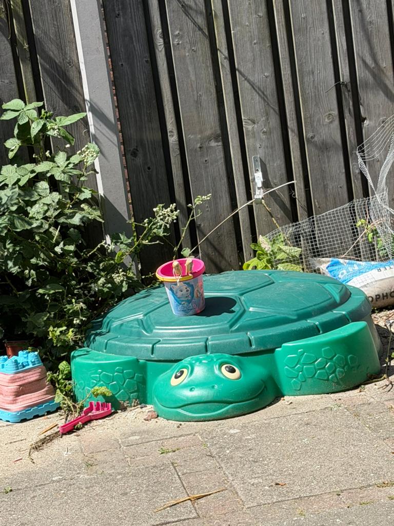 Gratis badje/zandbak, Ophalen, Zo goed als nieuw