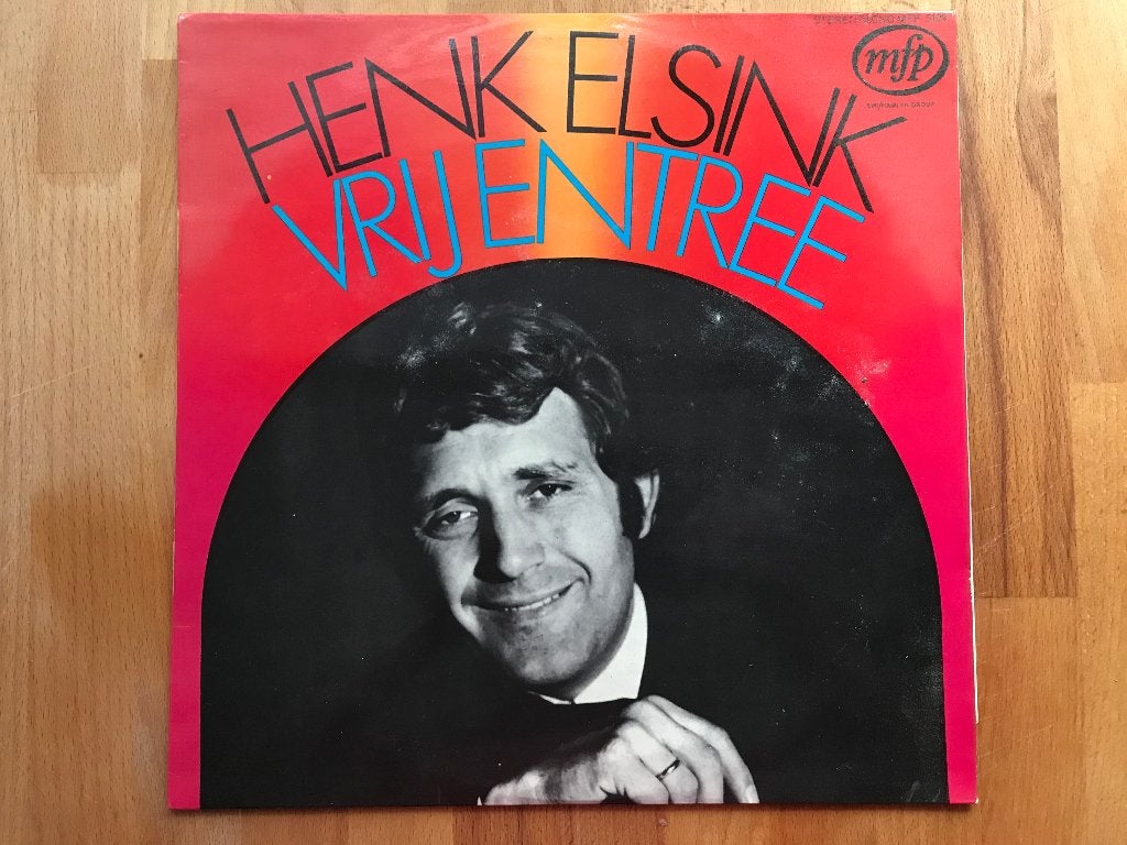 Henk Elsink - Vrij Entree LP (1970), LP, Gebruikt, Verzenden, Cabaret of Kleinkunst