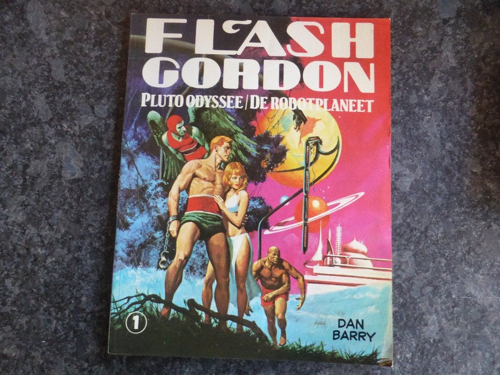 Flash Gordon pluto odyssee de robotplaneet, Eén stripboek, Ophalen of Verzenden, Zo goed als nieuw, Dan barry