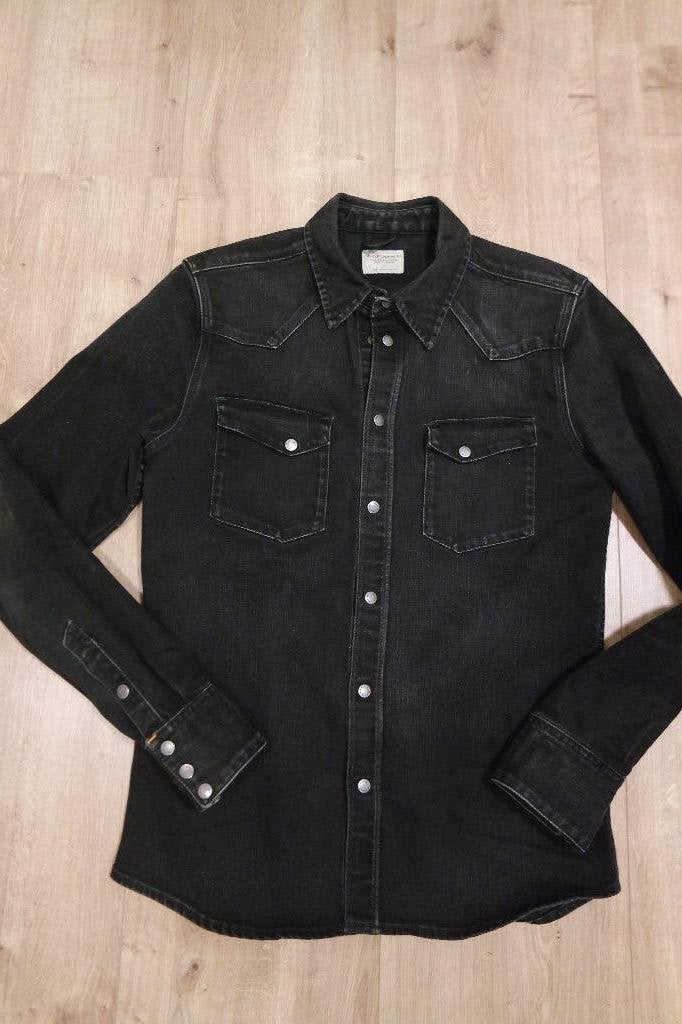 Nudie Jeans spijkeroverhemd, Kleding | Heren, Overhemden, Nudie Jeans, Verzenden, Halswijdte 38 (S) of kleiner, Zwart