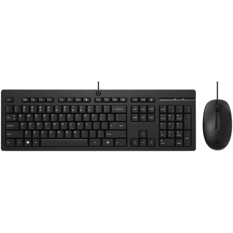 HP 125 Bedrade Toetsenbord en Muis Combo, Computers en Software, Toetsenborden, Nieuw, Ophalen of Verzenden, Qwerty, Numeriek gedeelte