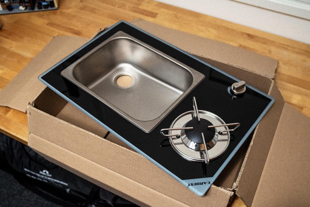 kook-spoelbak camper, Ophalen of Verzenden, Nieuw