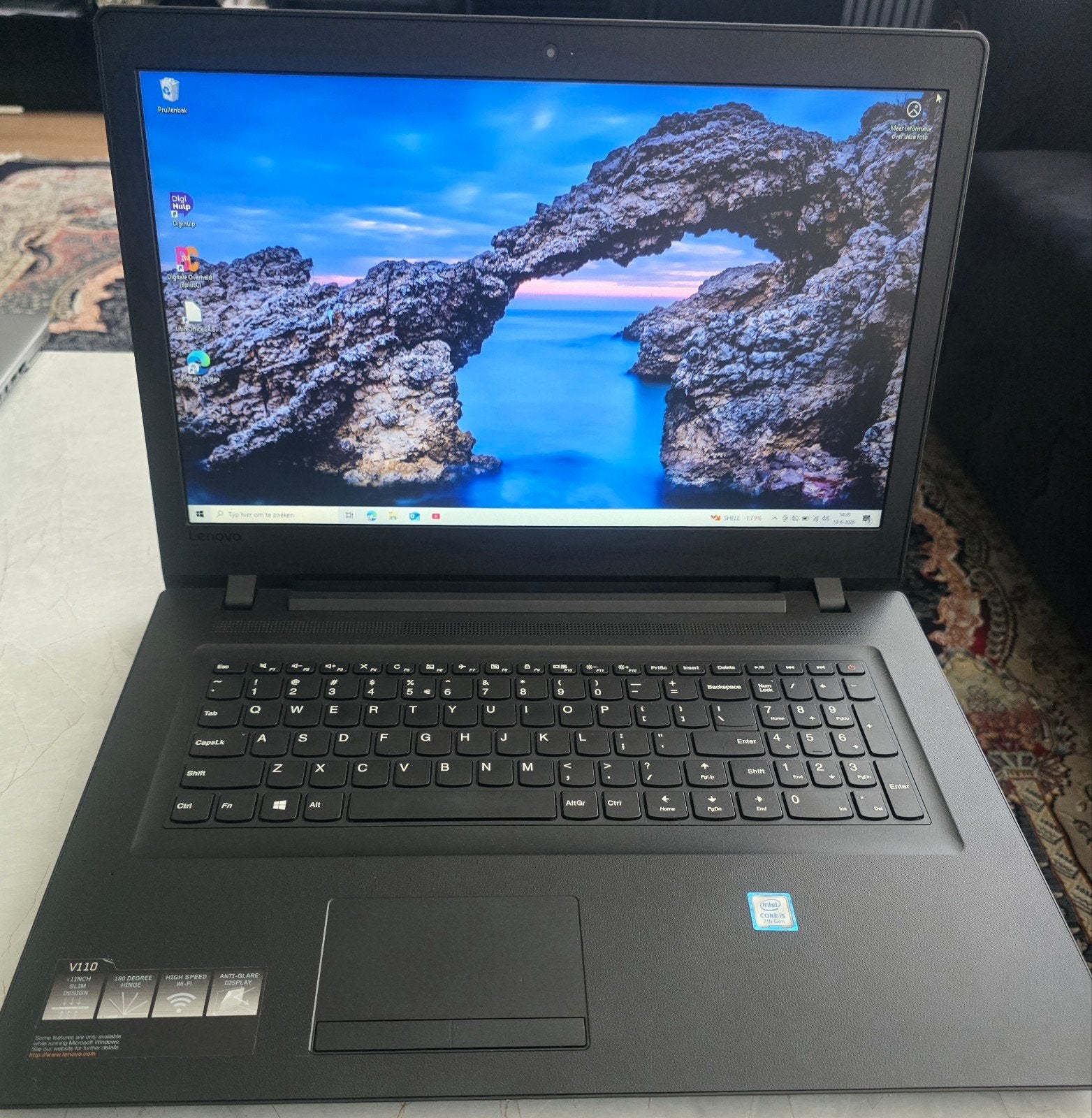 Laptop Lenovo, Computers en Software, Ophalen of Verzenden, 17 inch of meer, SSD