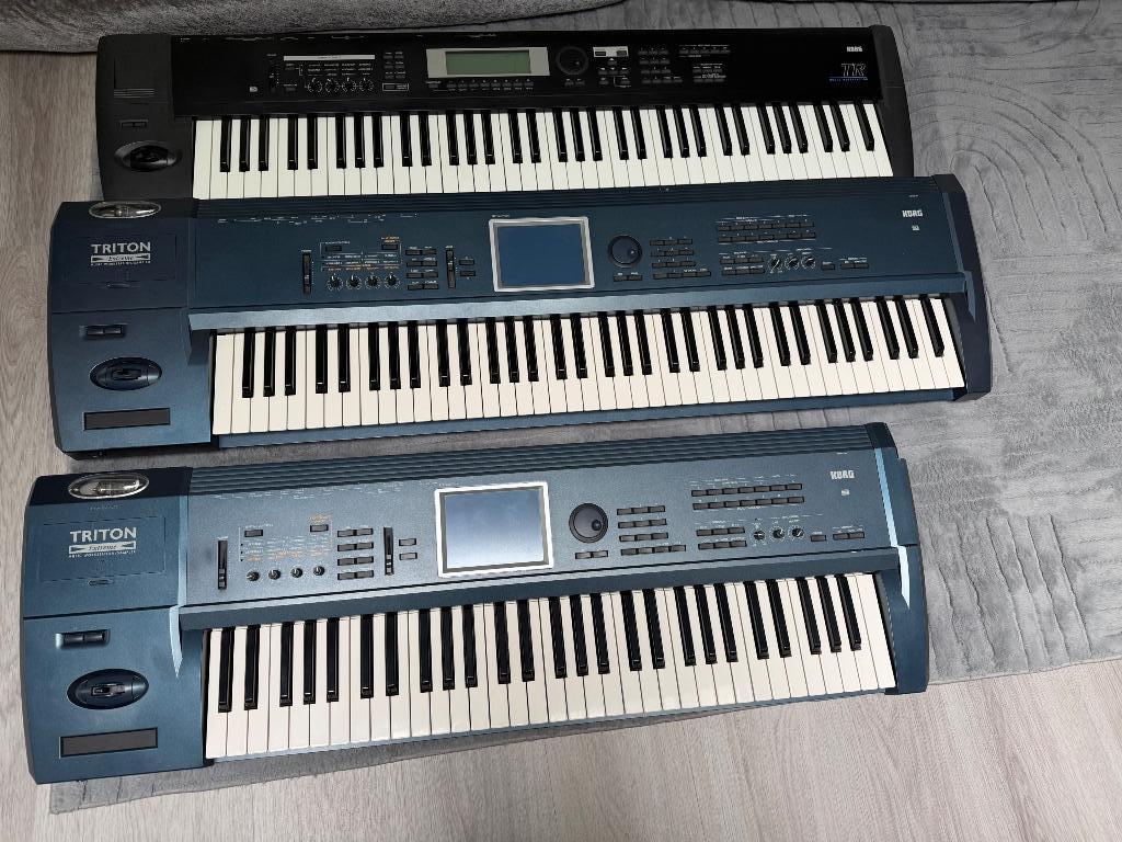Kørg extreme 61 Kørg triton tr 76, Ophalen, 61 toetsen, Korg, Zo goed als nieuw