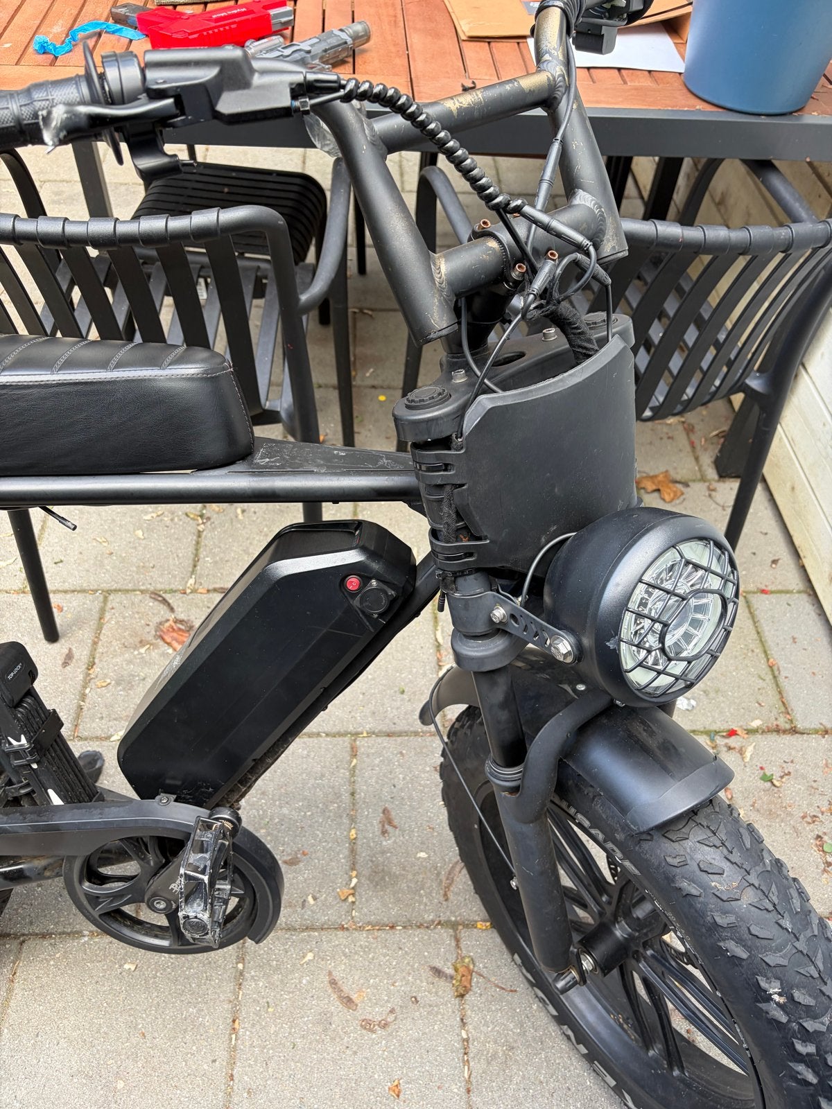 Fatbike C80 met opgevoerde controller en achterzitje, Gebruikt, 59 cm of meer, 50 km per accu of meer, Ophalen