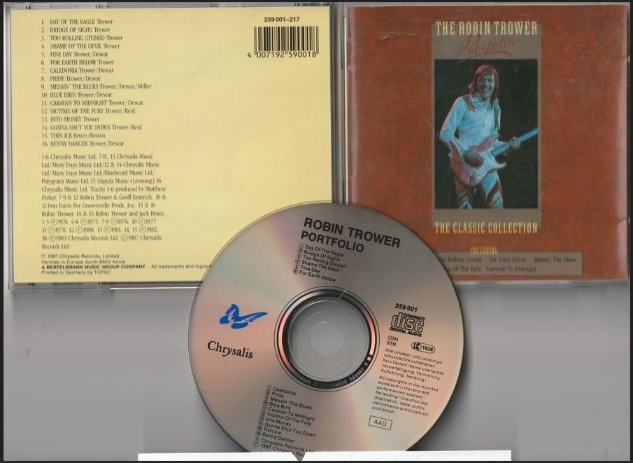 Robin Trower - The Robin Trower Portfolio, Cd's en Dvd's, Ophalen of Verzenden, Zo goed als nieuw, Blues Rock