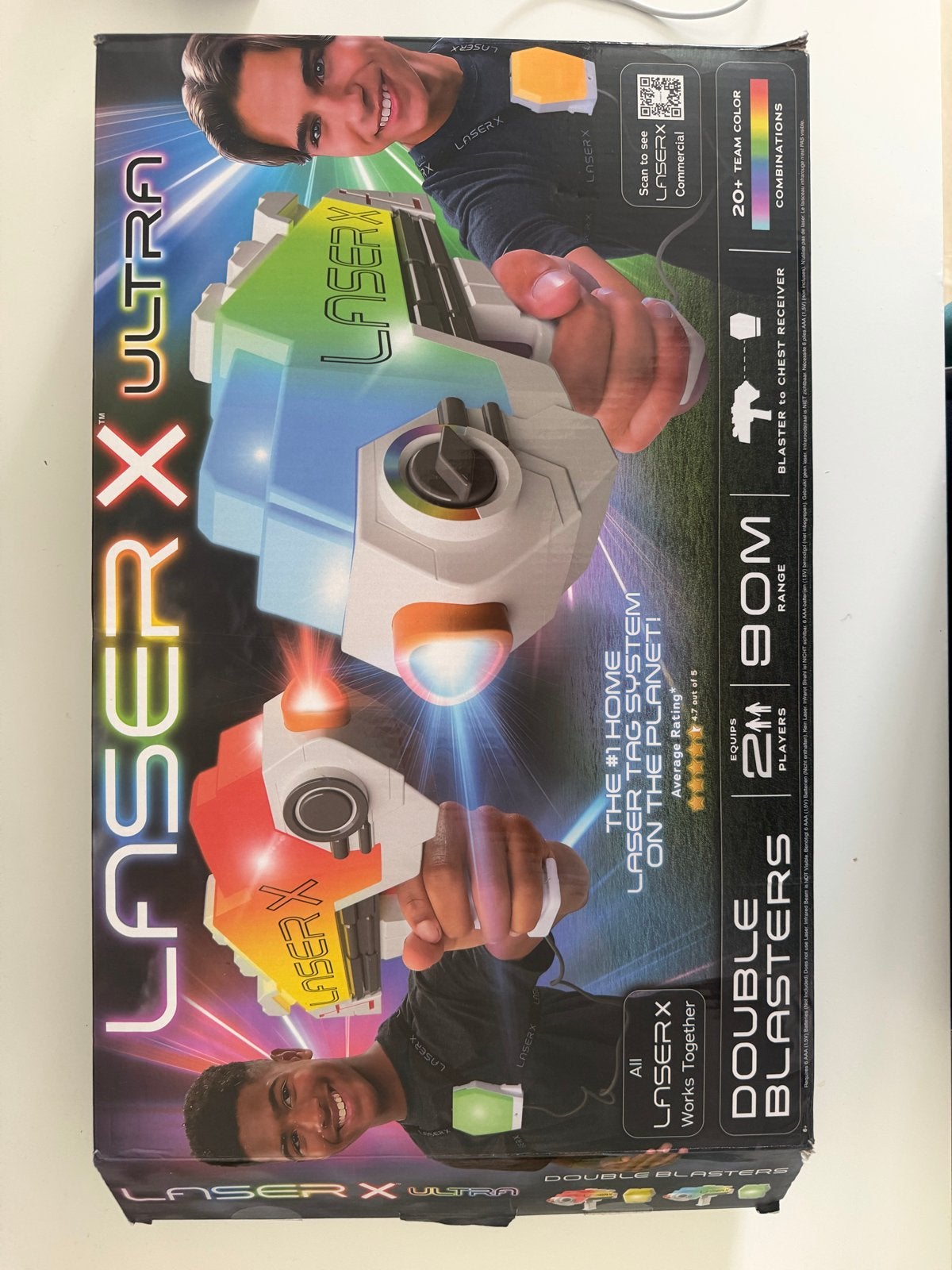 Laser X Ultra Double Blasters Laser Tag Set, Ophalen of Verzenden, Zo goed als nieuw, Jongen of Meisje