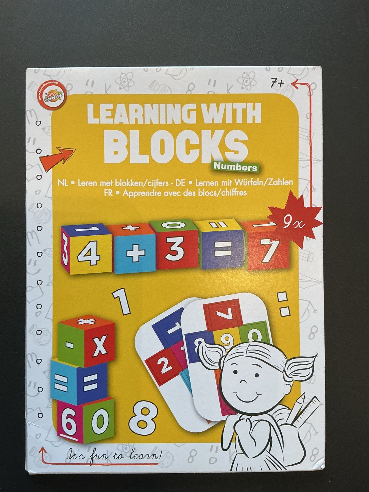 Learning with Blocks Numbers - Educatief Rekenspel, Ophalen of Verzenden, Zo goed als nieuw, Rekenen