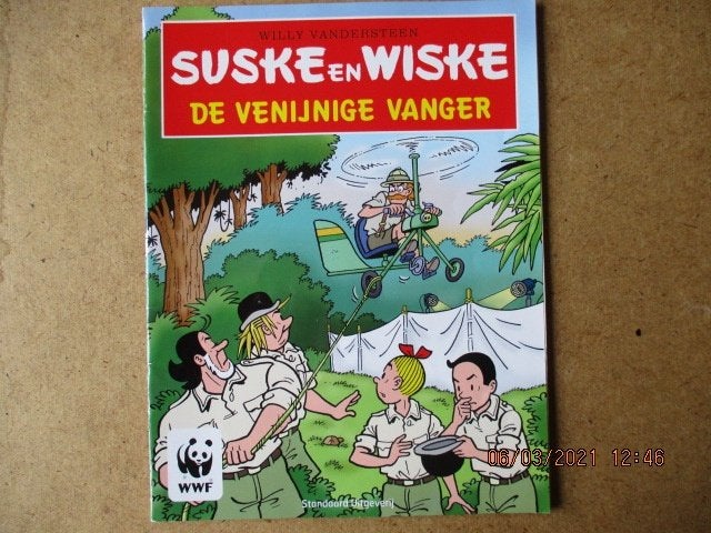 adv0284 suske en wiske wwf, Boeken, Eén stripboek, Ophalen, Gelezen