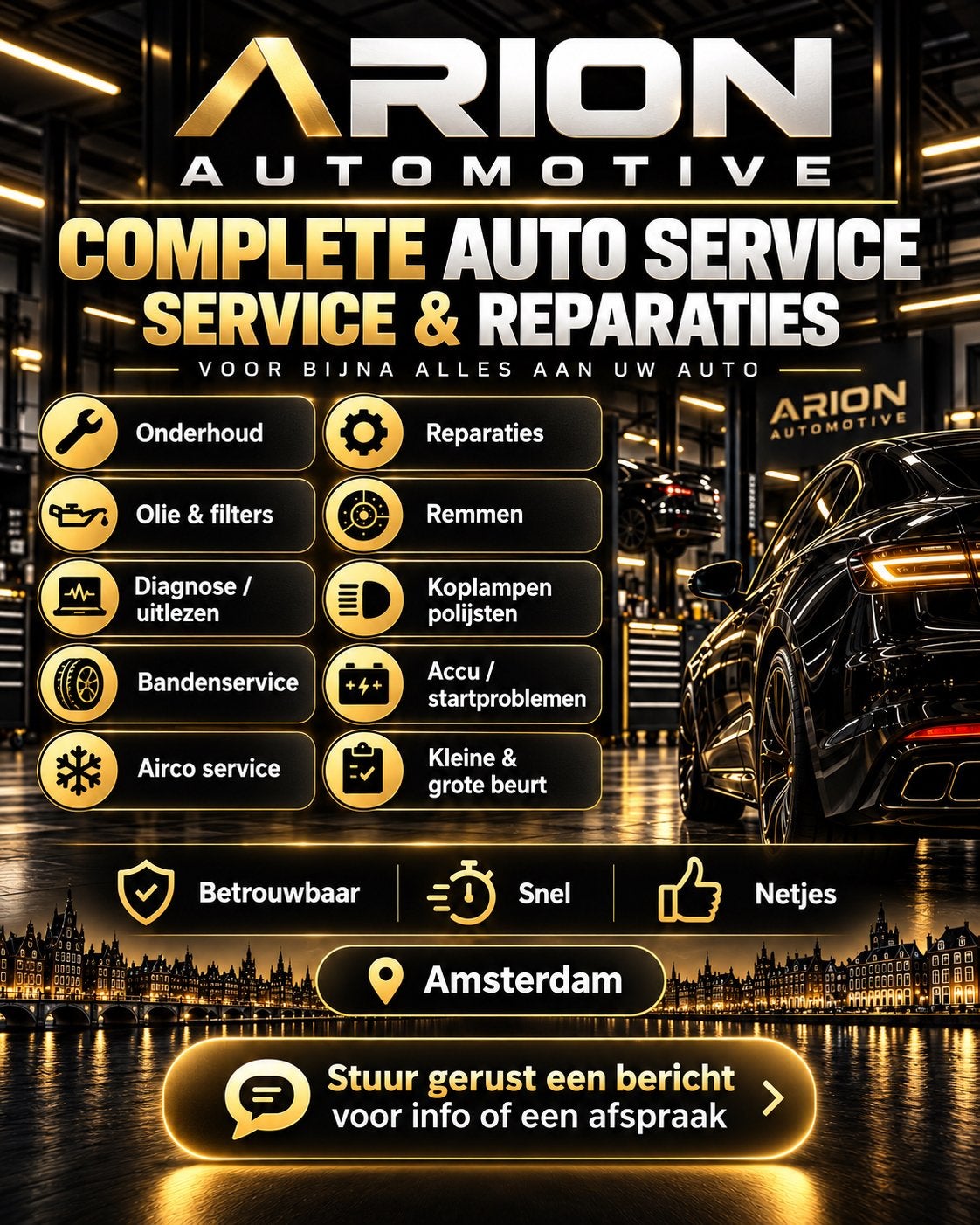 Auto Service/Reparaties, Ophalen