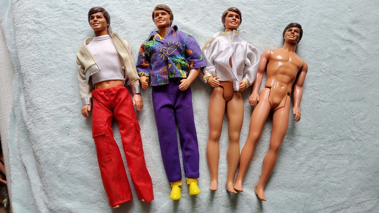 4 Vintage Barbie Mattel Ken Barbies vriend, Ophalen of Verzenden, Fashion Doll