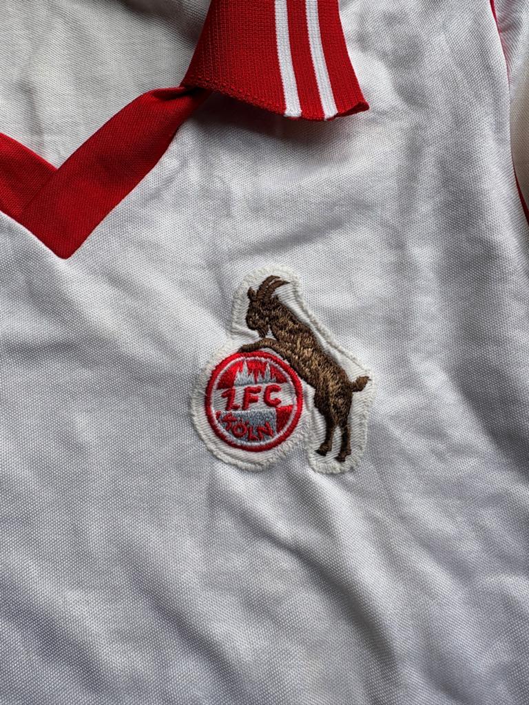 FC Koln shirt thuis. Seizoen 79-81. Maat S, Kleding | Heren, Sportkleding, Ophalen of Verzenden, Zo goed als nieuw, Rood, Voetbal