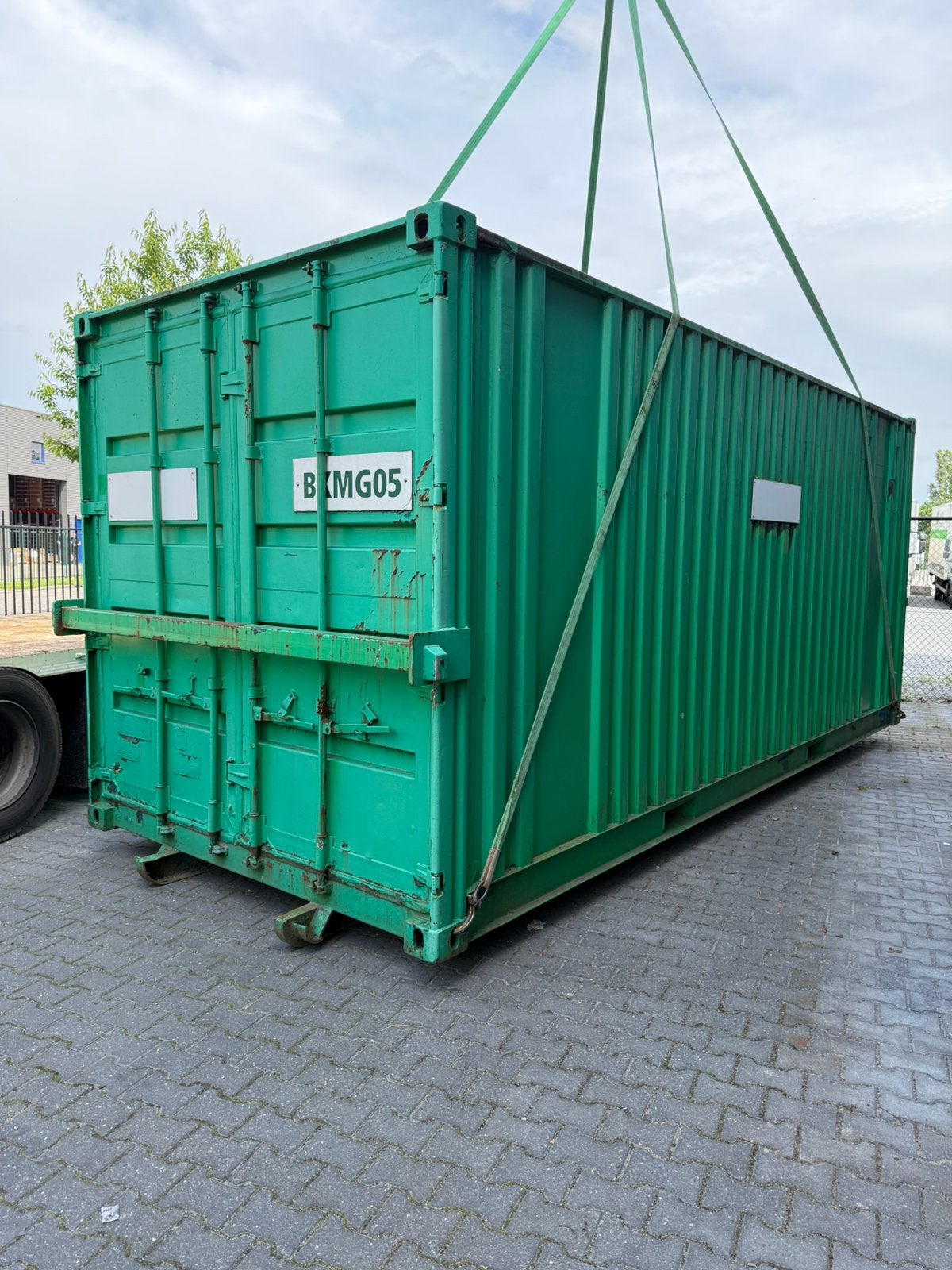 Container slede 20ft 6 meter bouw opslag werkplaats zee, Ophalen, Gebruikt, @home, Container continu