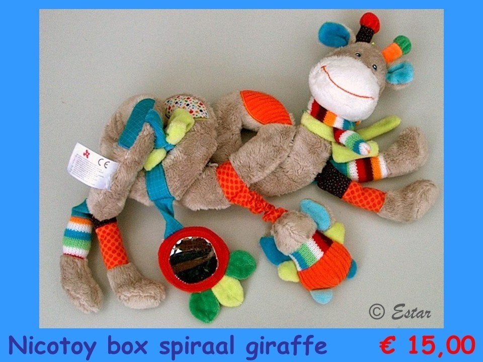 Boxspiraal Nicotoy Jolly Baby Playgro Tiamo, Kinderen en Baby's, Ophalen, Zo goed als nieuw, Overige typen