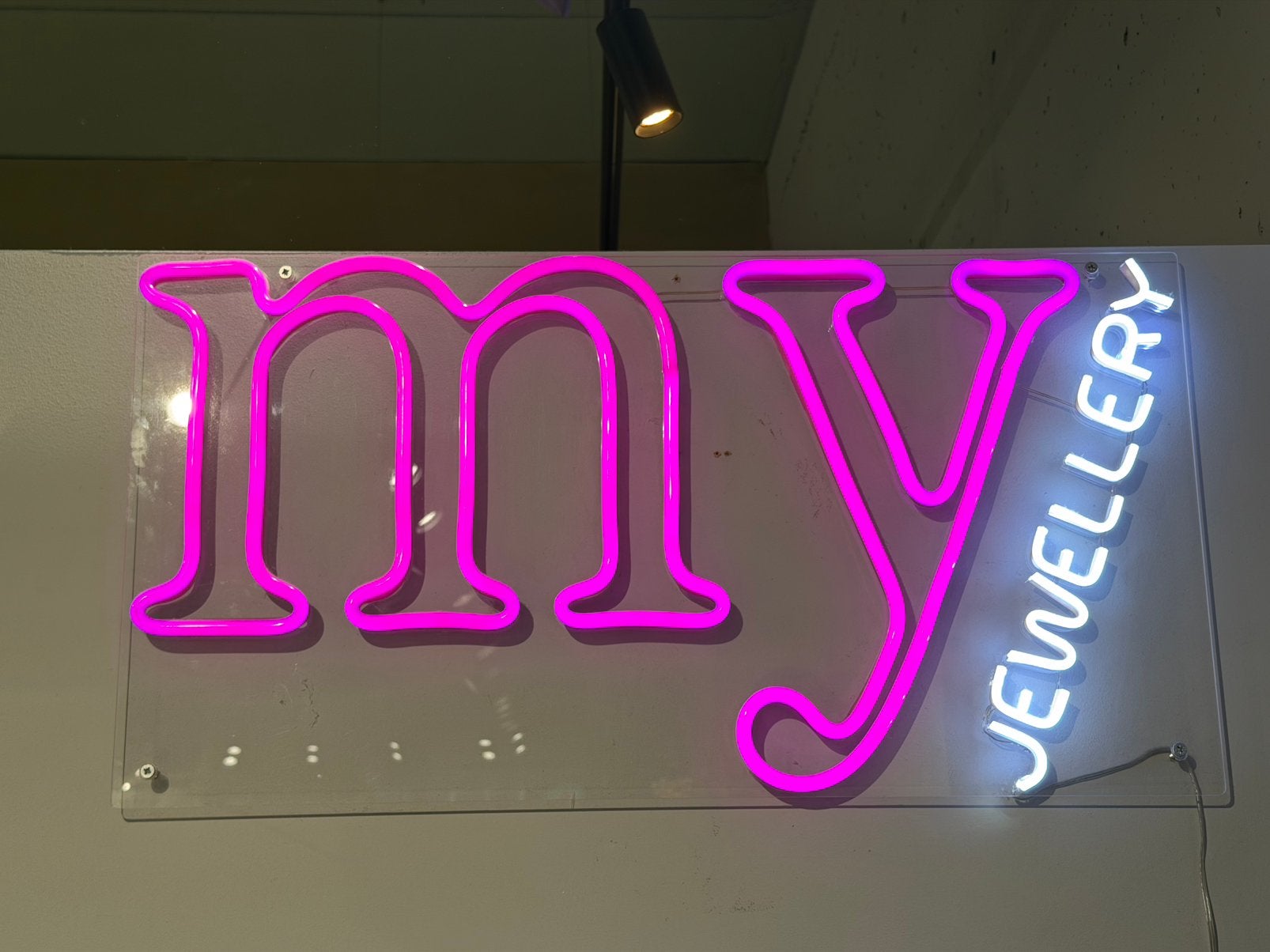 My Jewellery Neon light lamp, Ophalen of Verzenden, Zo goed als nieuw