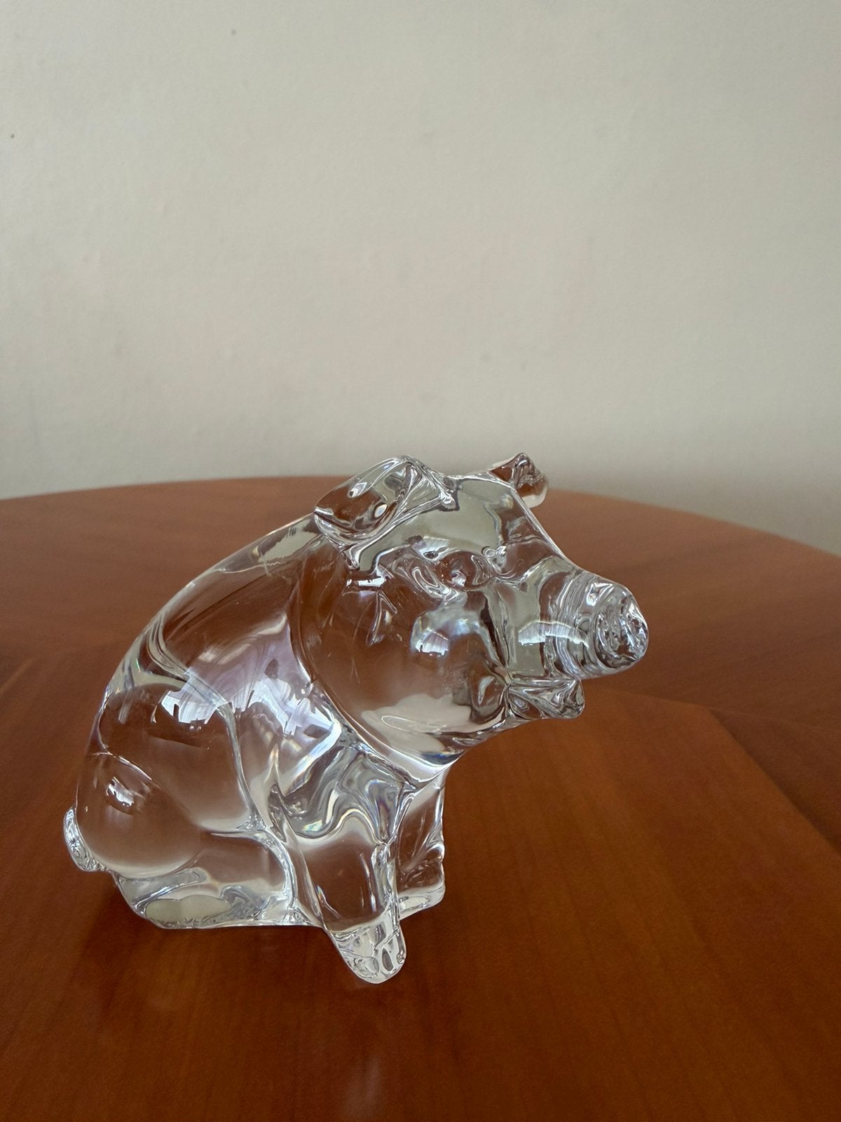 Nachtmann kristal varken beeldje - 7.5 cm (H) - bijna gratis, Verzamelen, Ophalen of Verzenden, Zo goed als nieuw, Dier