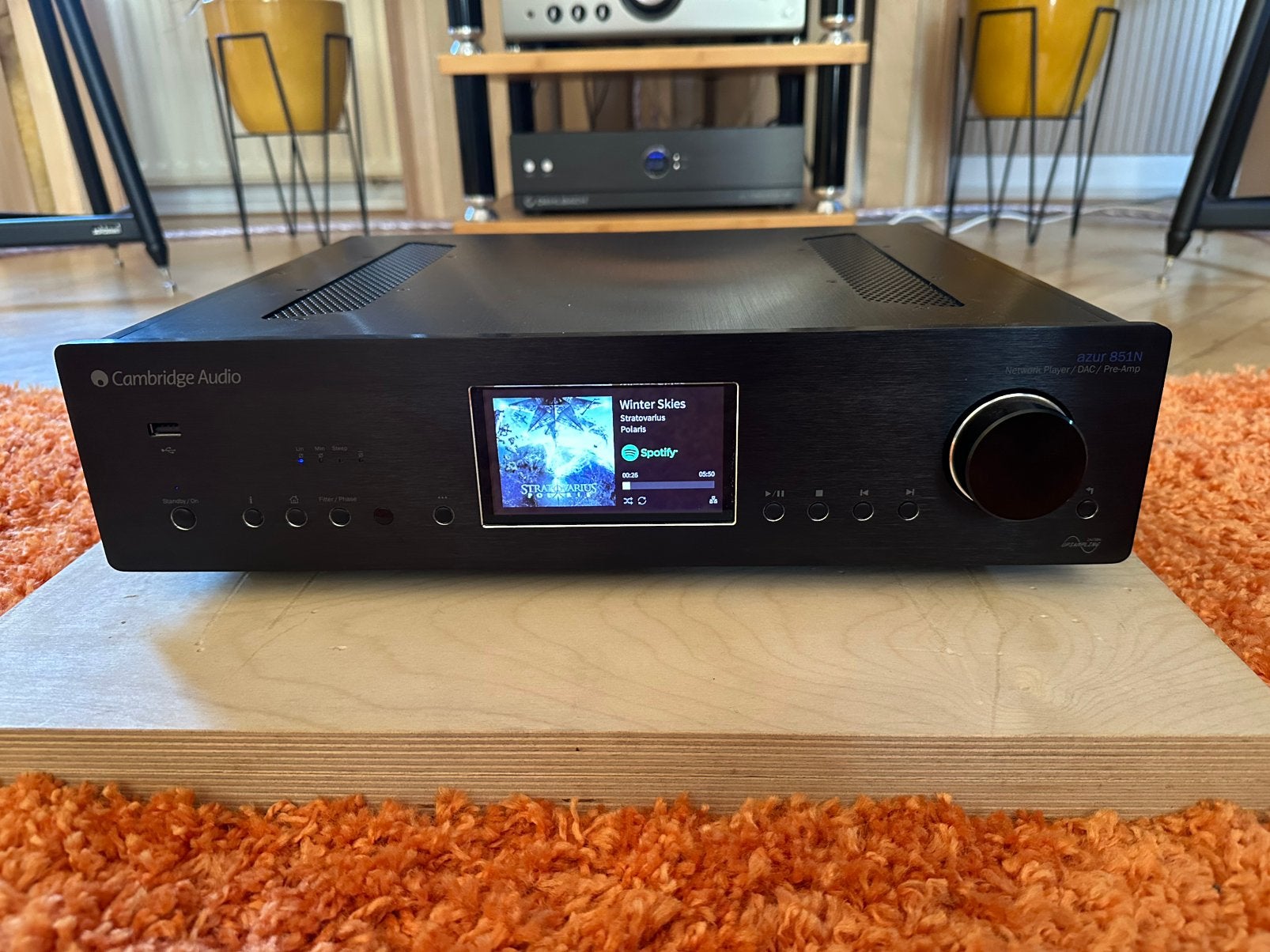 Cambridge audio 851N streamer, Ophalen, Zo goed als nieuw, Zonder harde schijf