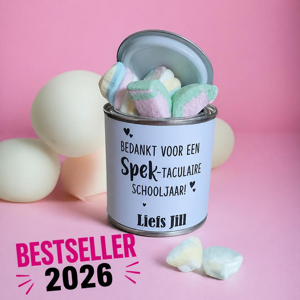 Leuke blikjes om zelf te vullen voor traktaties of cadeaus, Overige thema's, Nieuw, Meerkleurig, Herbruikbaar