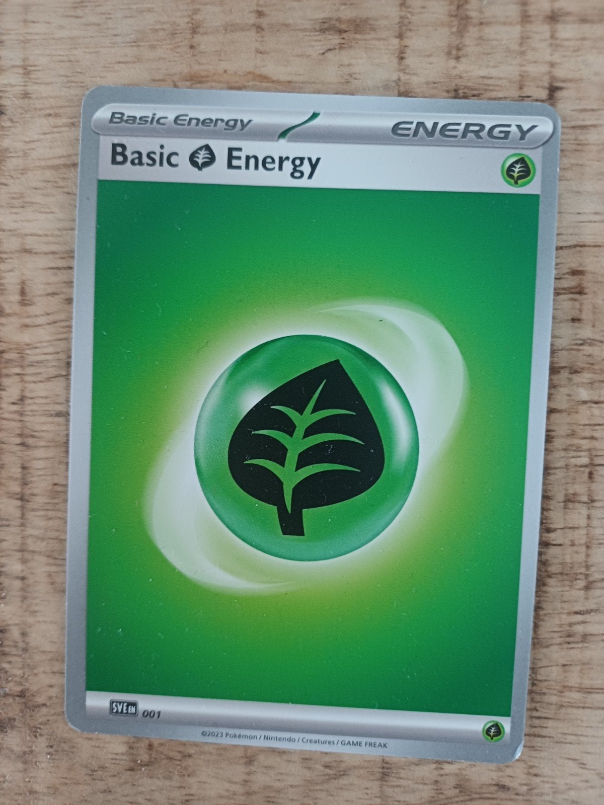 Pokémon Basic Energy 001 - Gras Energiekaart, Ophalen of Verzenden, Zo goed als nieuw, Losse kaart