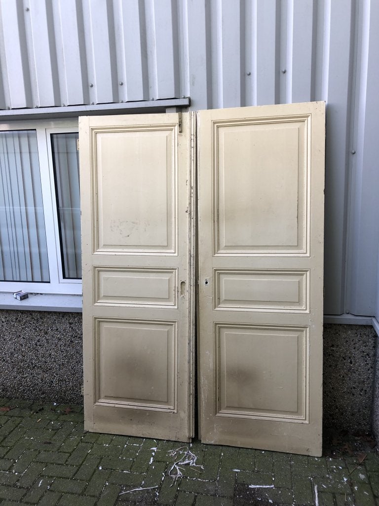 Prachtige set antieke ensuitedeuren, Doe-het-zelf en Verbouw, La belle porte, Jurgen.hoogenboezem@gmail.com, 120 cm of meer, Binnendeur