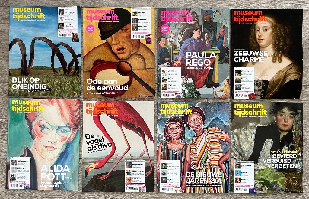 8 x Museumtijdschrift - Het grootste kunsttijdschrift van NL, Ophalen of Verzenden, Zo goed als nieuw