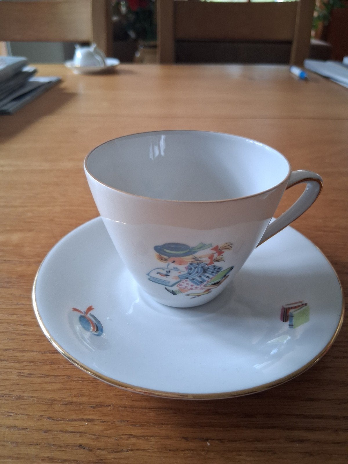 Bavaria Kinderservies: Eierdop, Kop en Schotel (Jaren '60), Antiek en Kunst, Ophalen of Verzenden