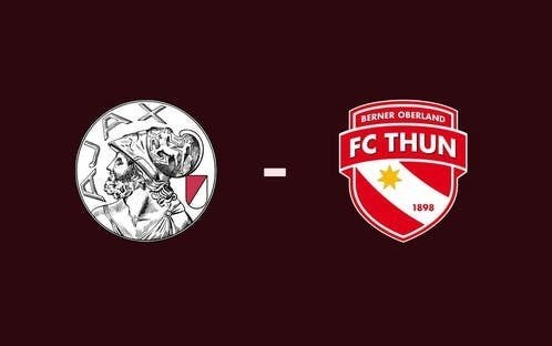 Ajax - FC Thun 4 tickets vak 424, Twee personen