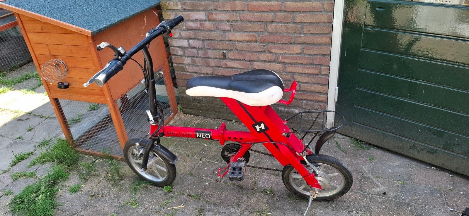 Elektrische vouwfiets, Fietsen en Brommers, Ophalen, Gebruikt, Totaal opvouwbaar